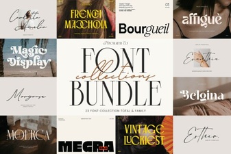 Creative Font Bundles for Design Projects