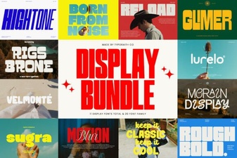 Creative Font Bundles for Display Projects