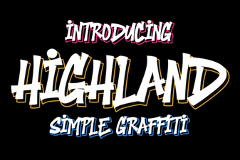 Highland Font: a Creative Edge for Design Projects