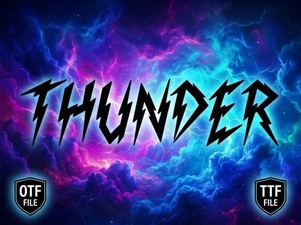 Free Thunder Fonts to Energize Your Designs