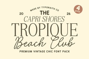 Tropique Font: Elegant Script for Your Creative Projects
