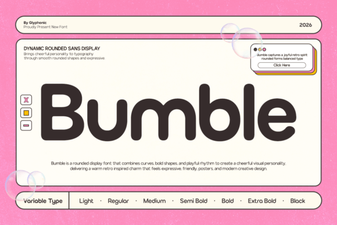 The Bumble Font for Creative Branding & Design