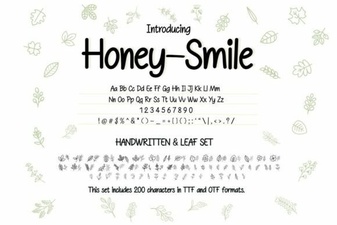 Honey–smile Font: a Warm & Friendly Typeface for Designers
