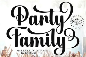 Party Family Fonts: Creative Design Projects for All Ages