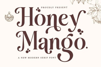 Honey Mango Font: Modern Typography for Web Design