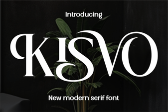 Kisvo Font for Modern, Creative Projects