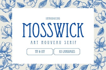Mosswick Font for Creative Projects