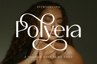 Polyera Font: a Futuristic Design Resource