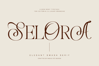 Selora Font: Elegant Display for Modern Designs